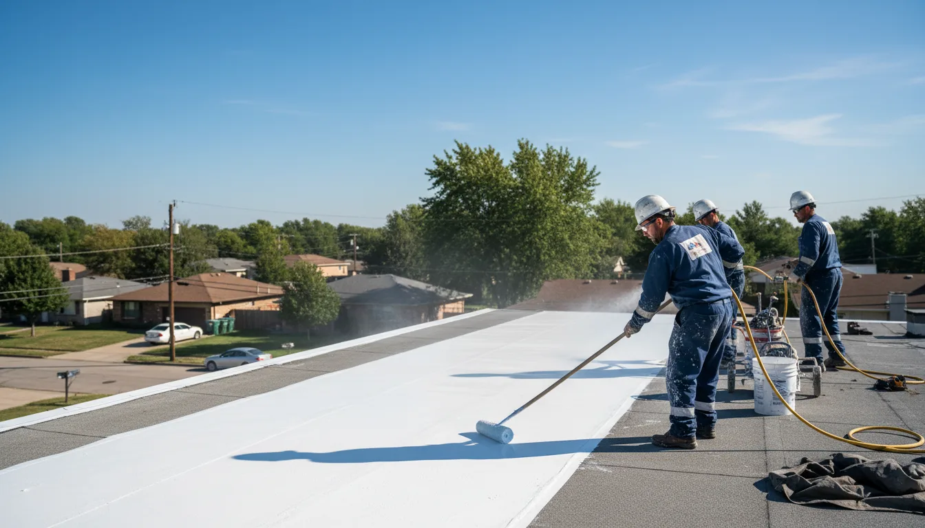 Commercial roof coating in Cedar Springs, MI near me